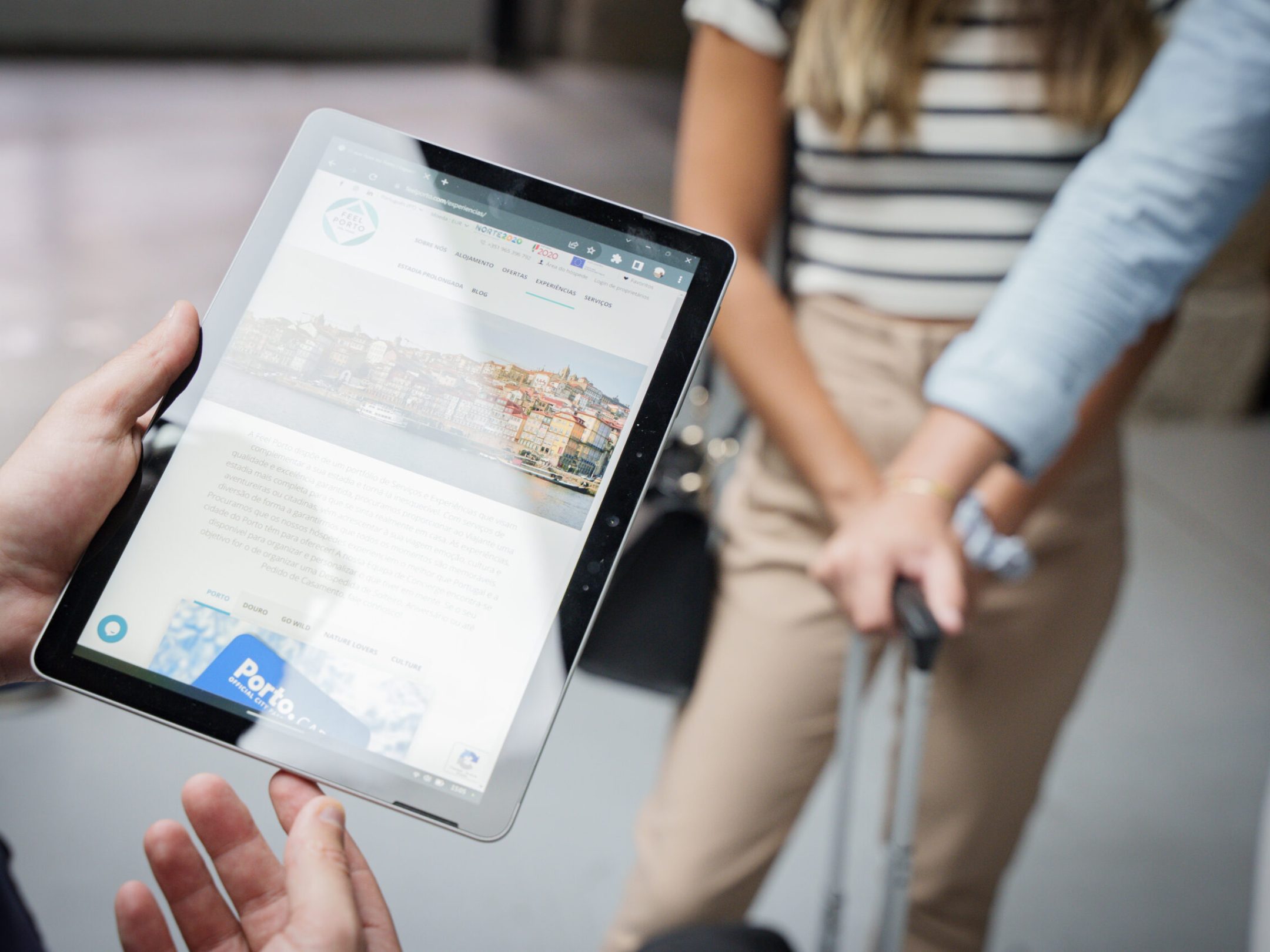 Tablet Showing the way