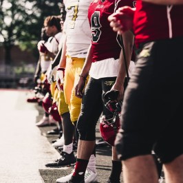 a woman walking down the street