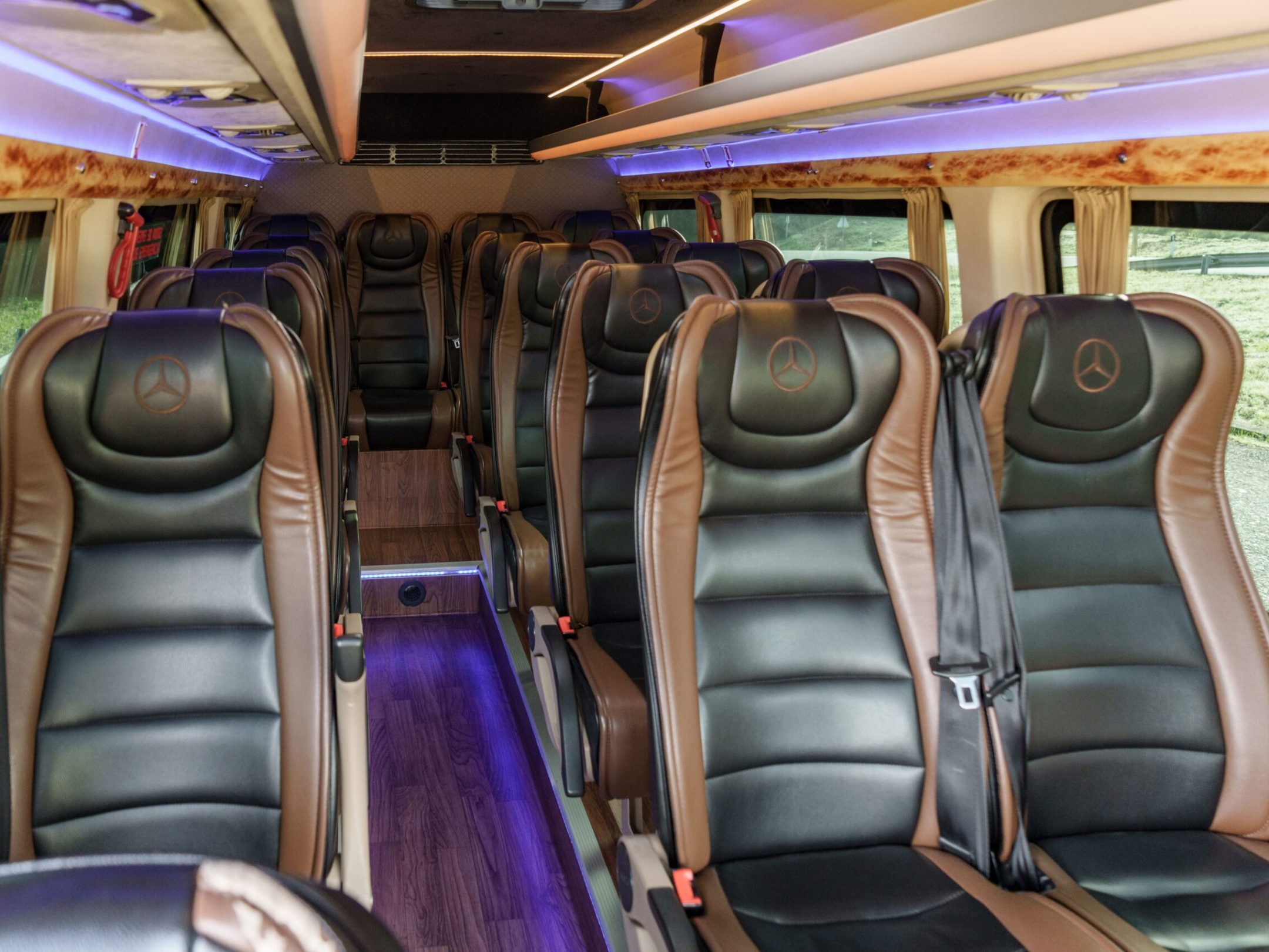 a train that is sitting on a chair