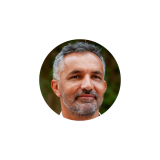 a man looking at the camera