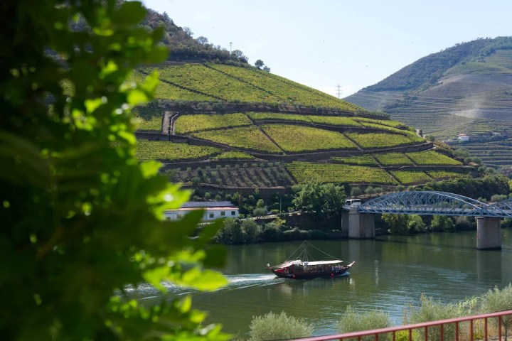 a small boat in a body of water